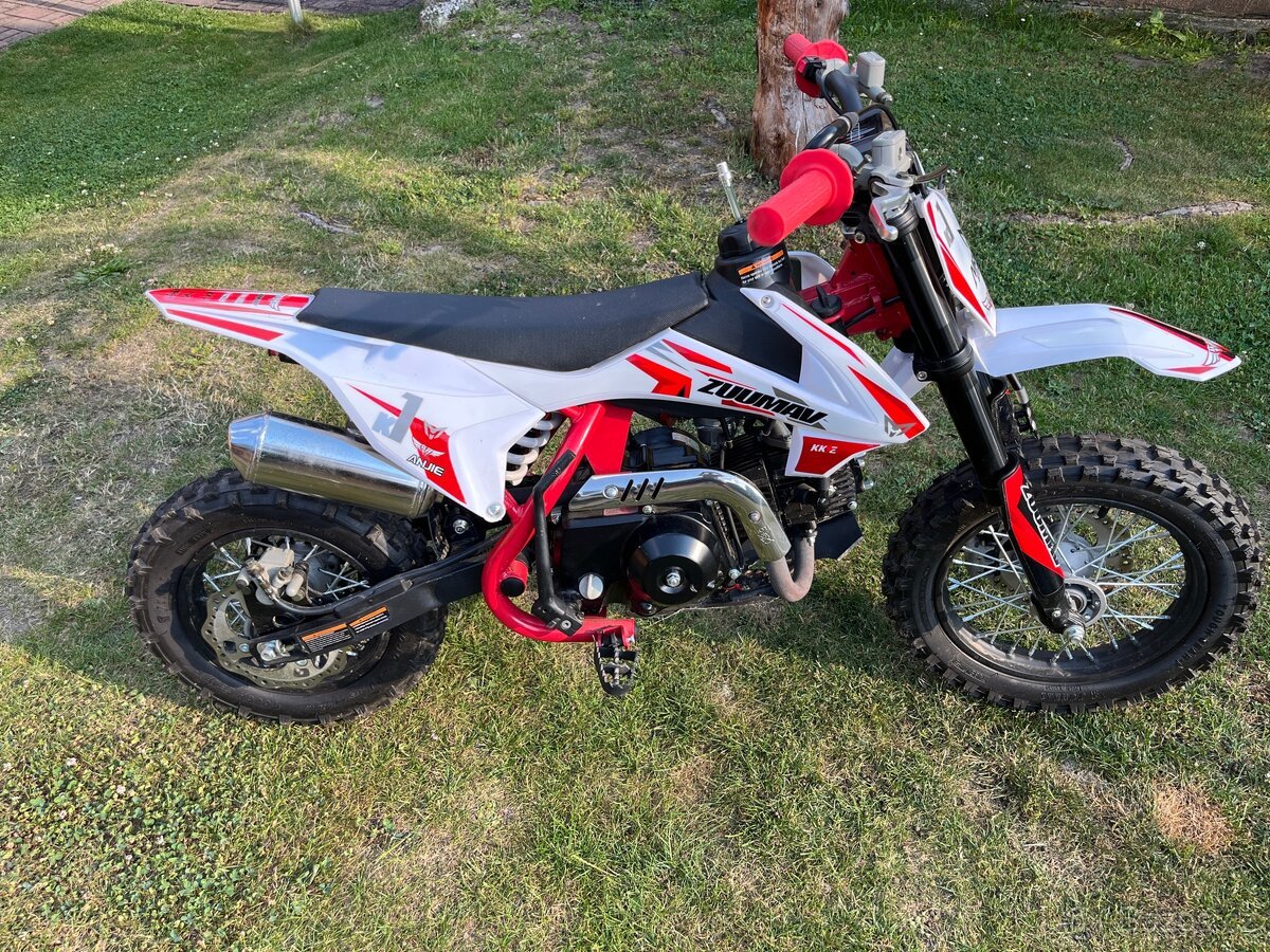 dětská motorka Zuumav 110ccm Poloautomat, minibike, pitbike