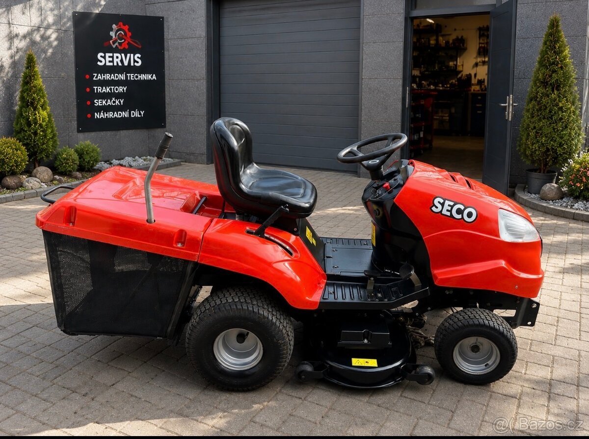 Zahradní traktor traktůrek ČR Seco BS 2V 24HP tl.maz.