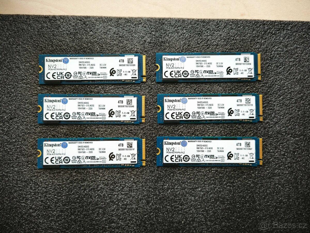 Kingston NV2 4TB SSD disk M.2 (PCIe 4.0 4x NVMe), QLC 1280TB