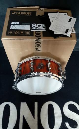 Nový snare Sonor SQ2 Birch- 14x6" Fiery red