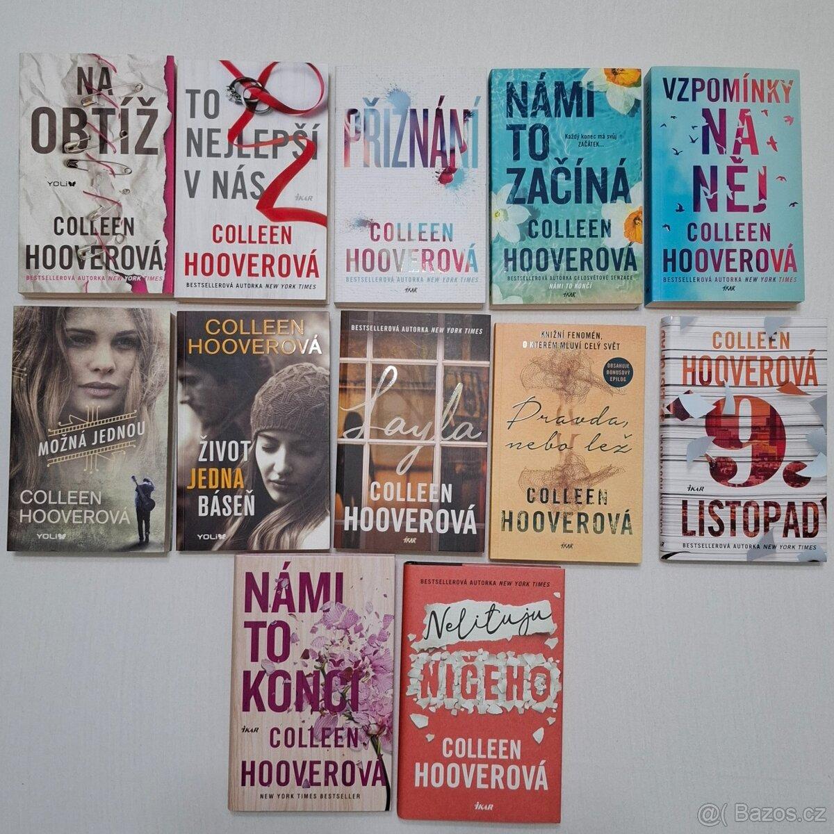Sbírka 12 knih od Colleen Hoover
