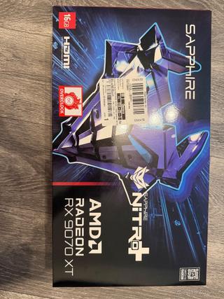 SAPPHIRE NITRO+ AMD Radeon RX 9070 XT GAMING OC 16G