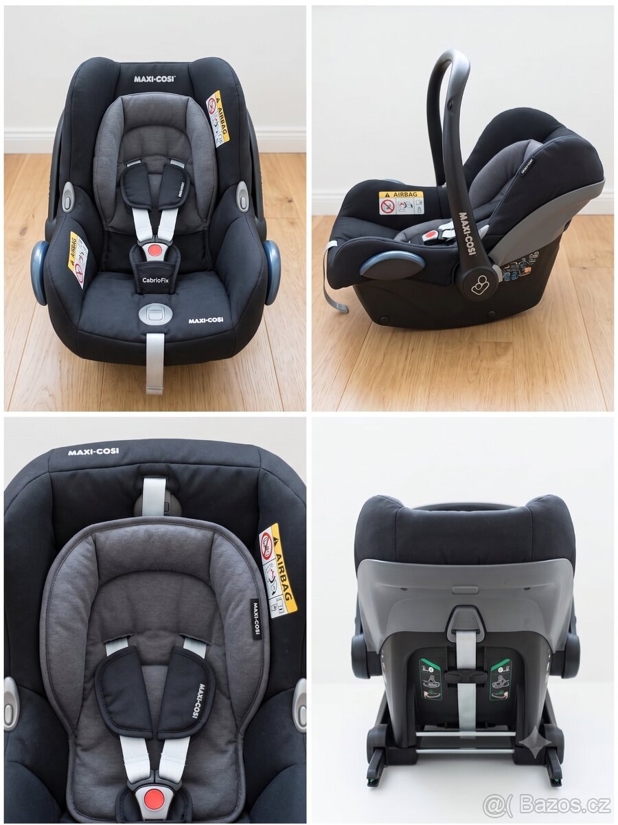 Autosedačka Maxi-Cosi CabrioFix (0-13 kg) s novorozeneckou v