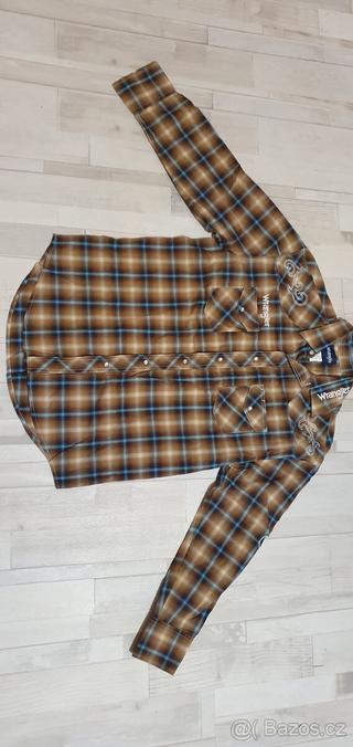 Značková košile Wrangler style Country vel. L STAV