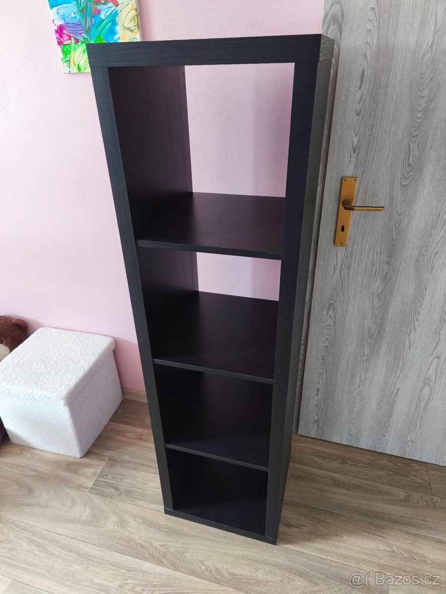 2x kallax černohnědá