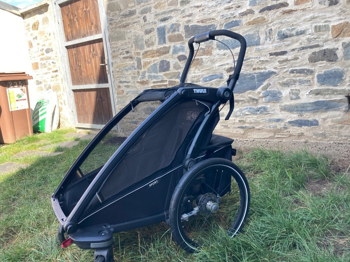 Thule Chariot Sport 1 Midnight Black 2022 – STAV – 2sety