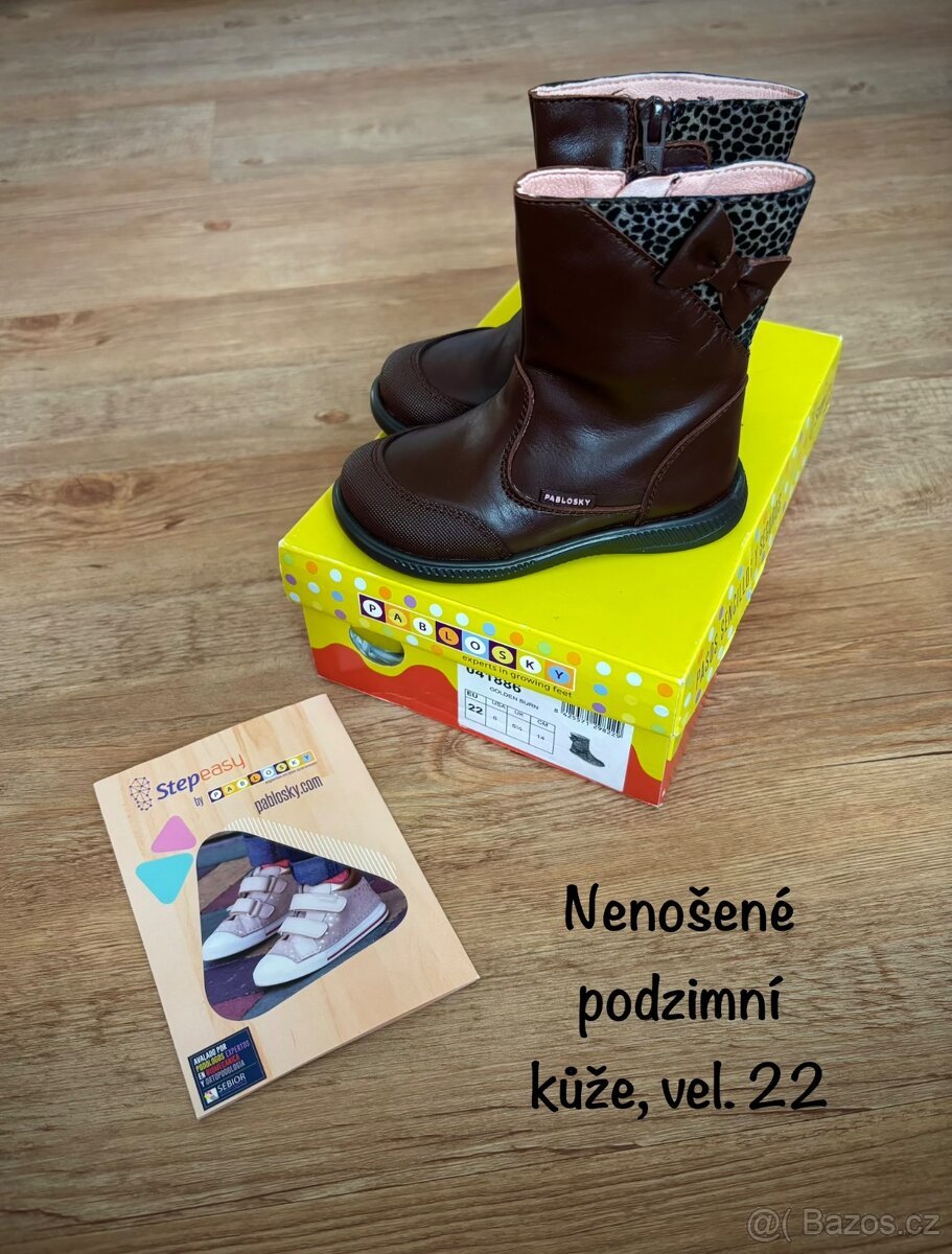 Nové podzimní botičky pro holčičku