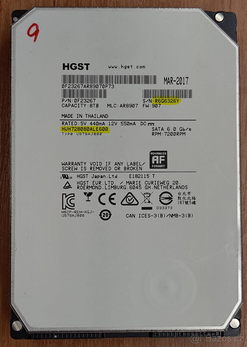 Hitachi Ultrastar He8 HDD 3,5" 8TB - HUH728080ALE600 #9