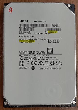 Hitachi Ultrastar He8 HDD 3,5" 8TB - HUH728080ALE600 #9