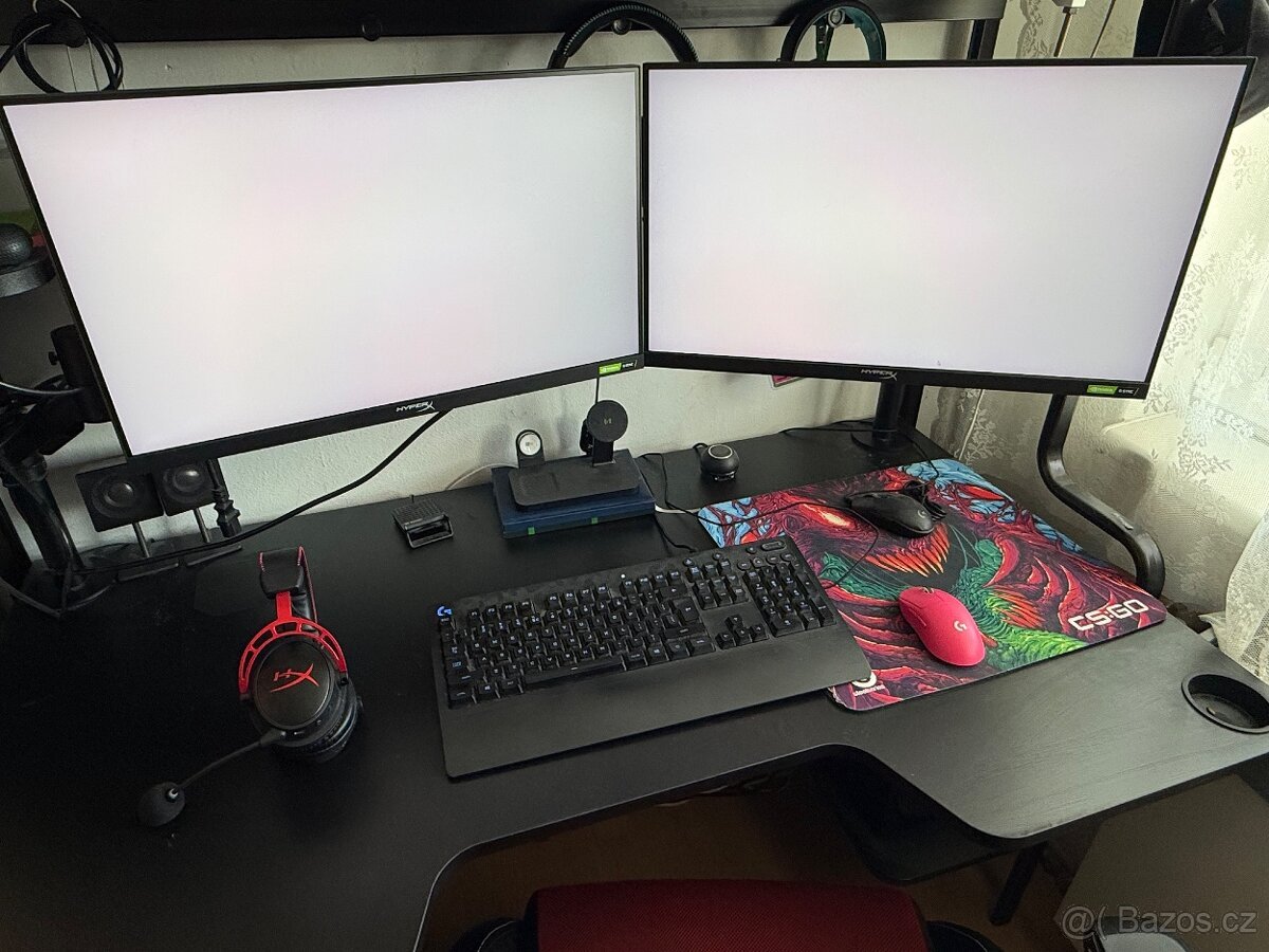 2x Herní monitor HyperX Armada 24,5 Full HD