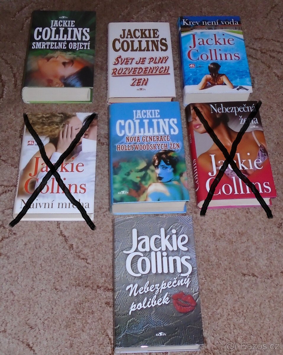 knihy - autorka Jackie Collins