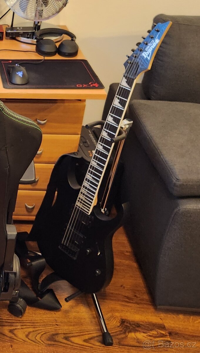Kytara Ibanez GRG121DX + pouzdro + stojan