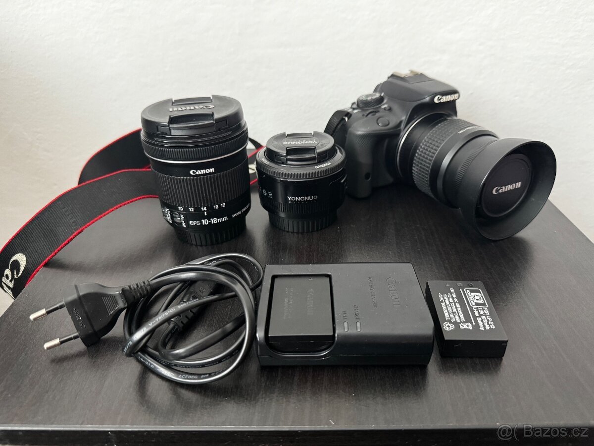 Canon EOS 100D + příslušenství