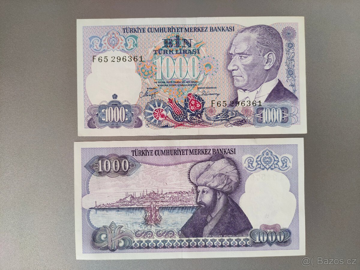 Turecko - 1 000 lir