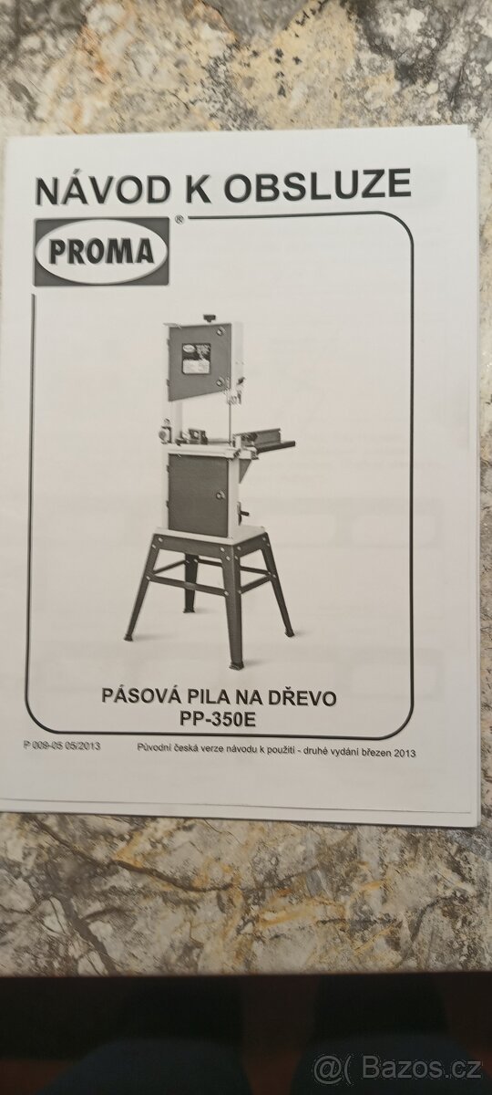 Prodám pásovou pilu na dřevo