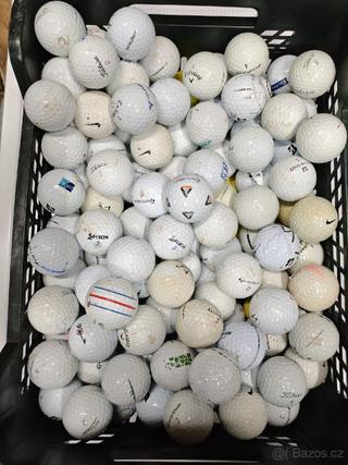 Golfové míčky Titleis, Callaway, Taylor made, Bridgestone.