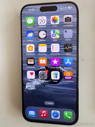 Telefon Apple Iphone 15 Pro s doklady - stav