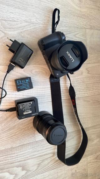 Panasonic Lumix DMC-G80 + 2x objektiv 3x baterie