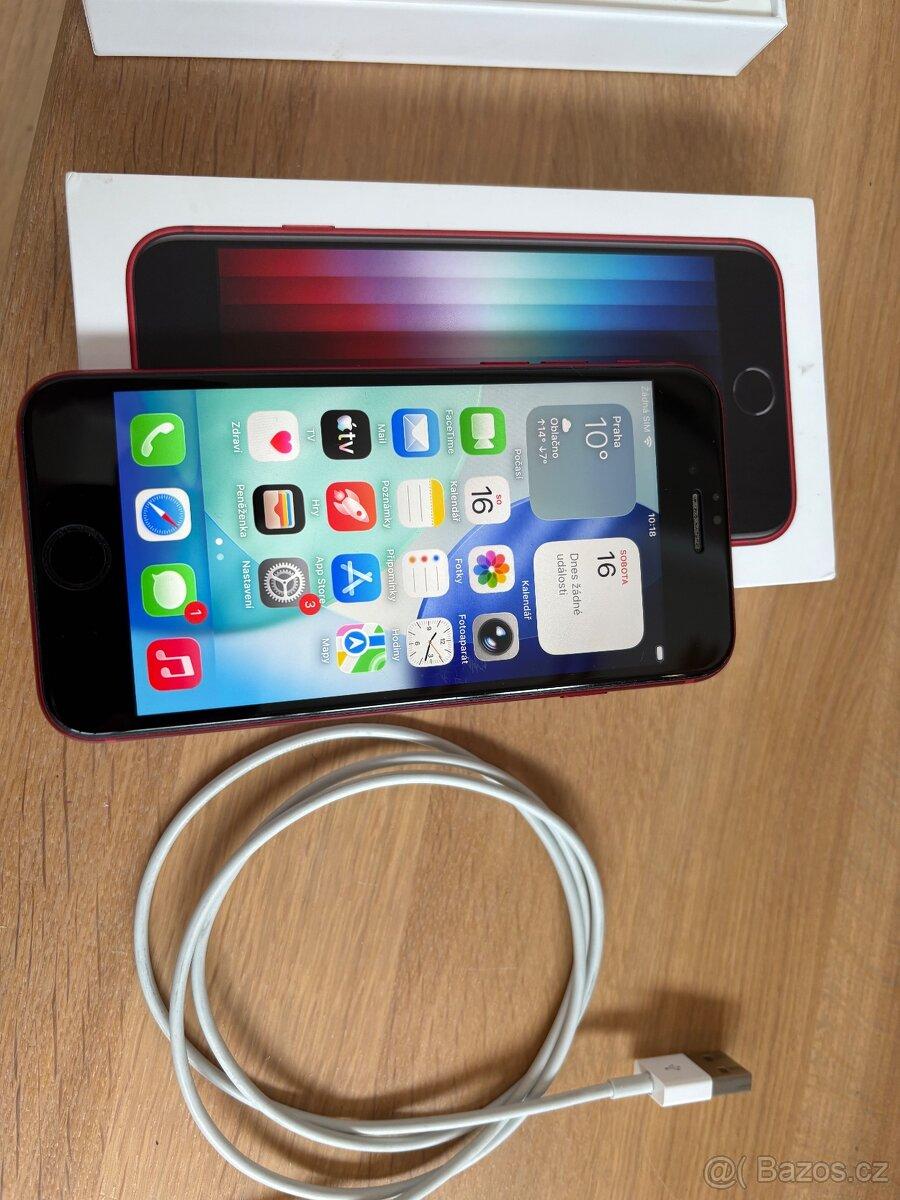 iPhone SE 2022 64GB červený