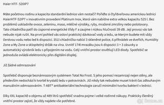 HAIER AMERICKA LEDNICE 3,5 roku stará