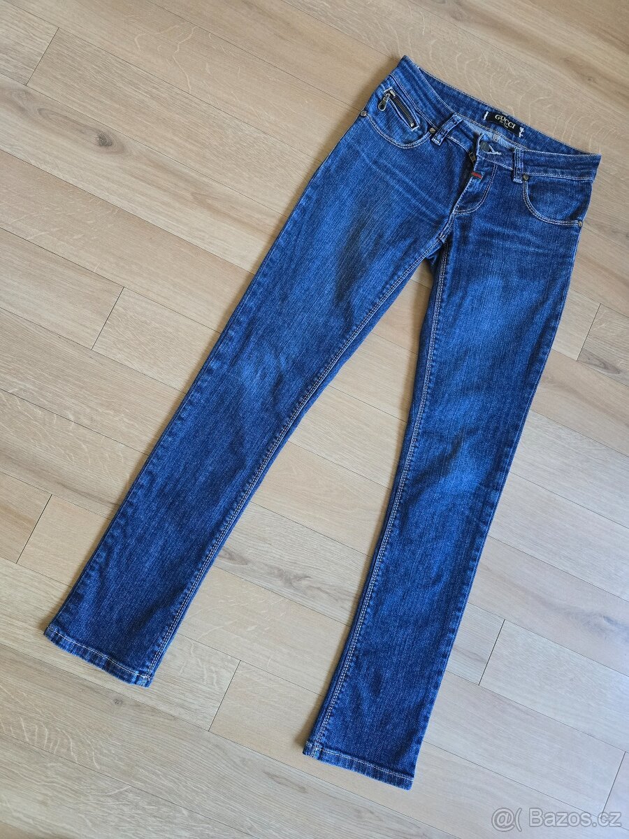Gucci džíny rovný střih vel. 26/XS