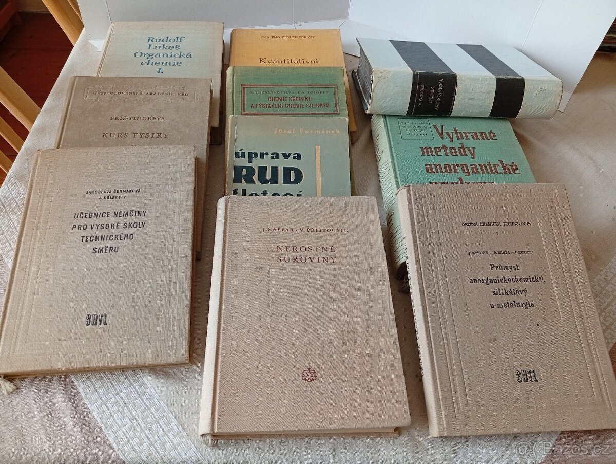 Konvolut staré technické literatury - 10 ks