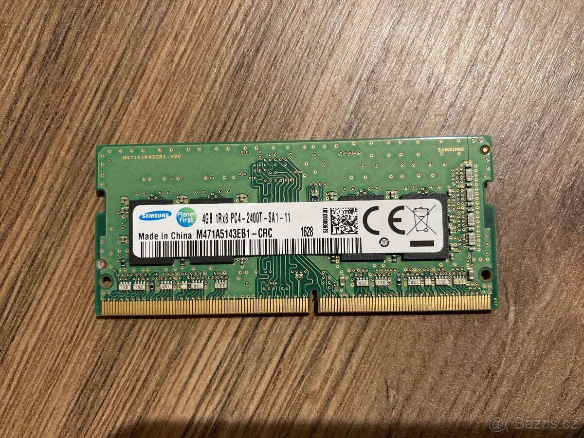 4GB DDR4 so-dimm samsung 2133MHz