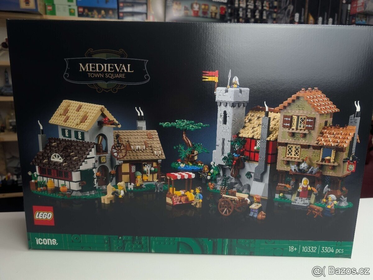 LEGO Icons 10332 Středověké náměstí nové
