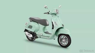 Vespa GTS 125 verde amabile