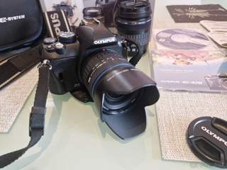 OLYMPUS E-420 – DOUBLE ZOOM KIT – STAV – KOMPLET
