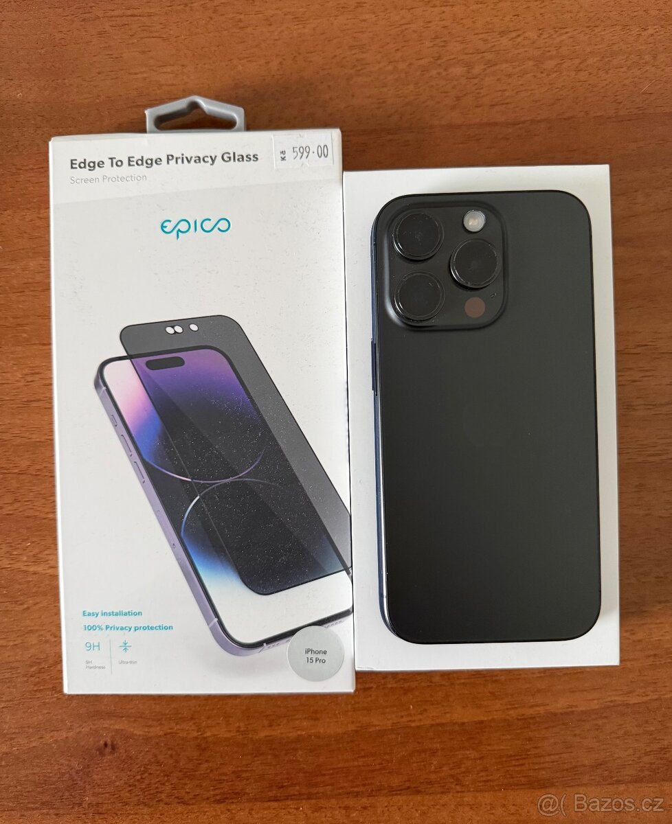 Prodám Apple iPhone 15 Pro, 128GB, Space Black