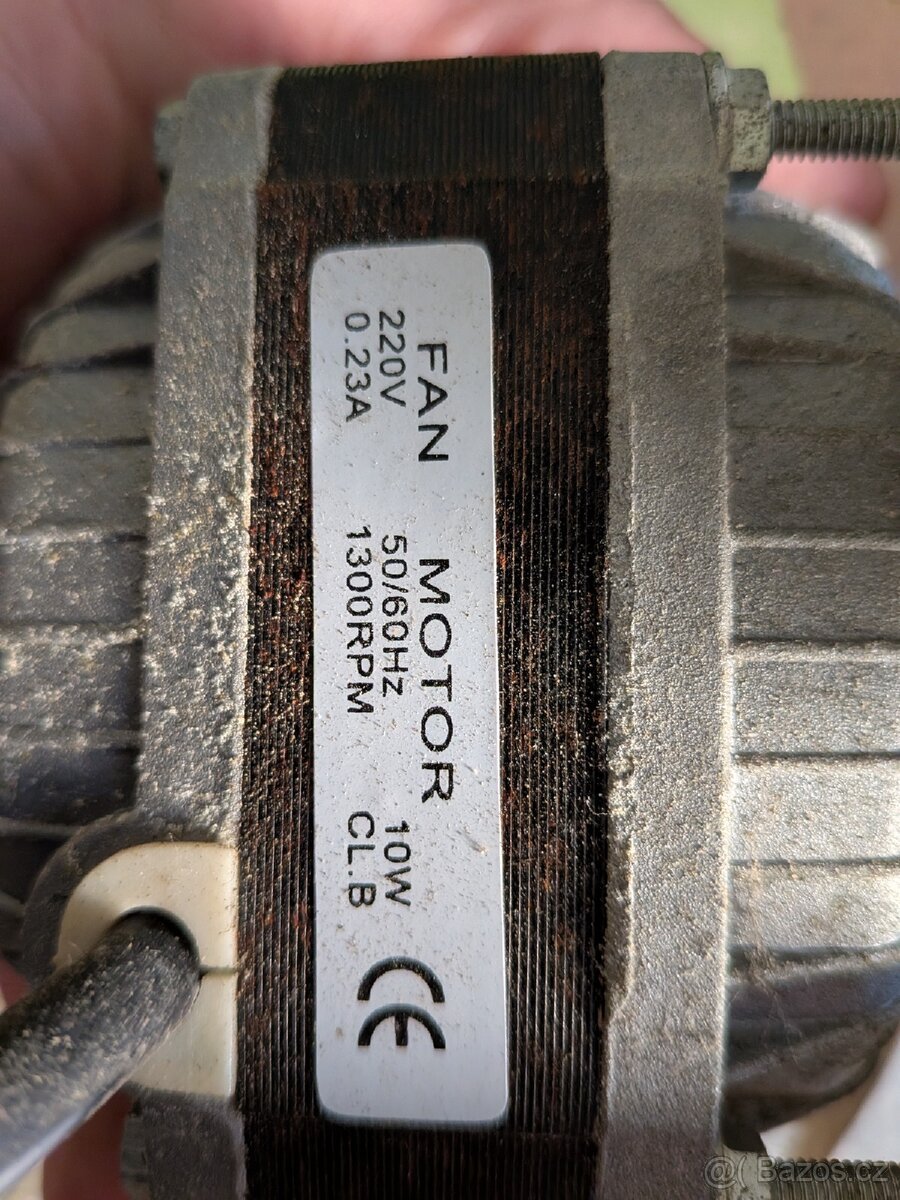 Motor s ventilátorem nový nepoužitý