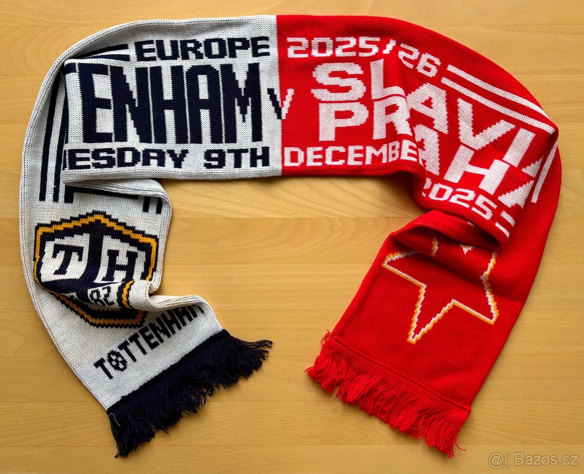 Výjezdová šála Tottenham vs. Slavia - LM 2025/26
