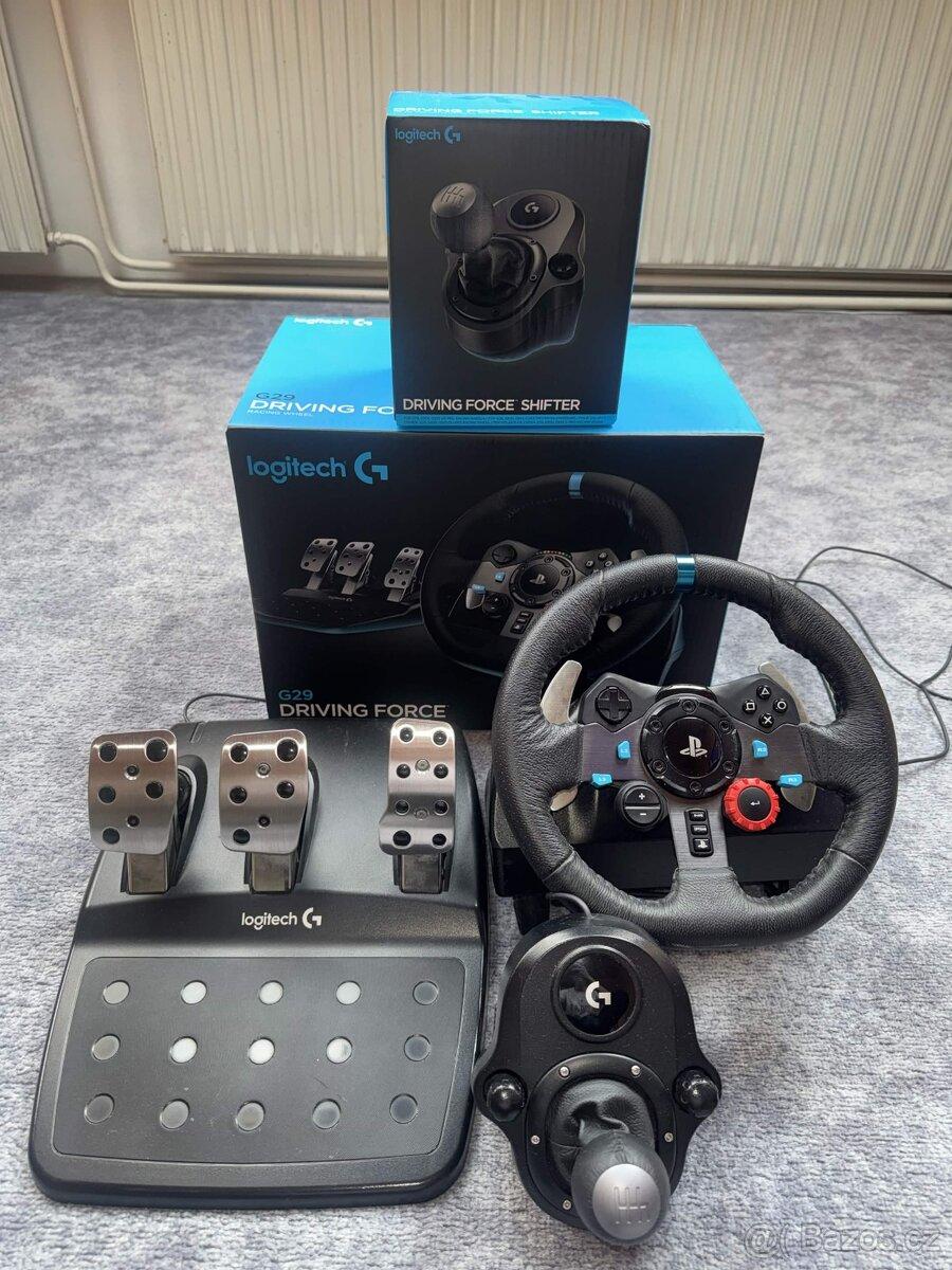 Volant Logitech G29 Driving Force pro PS3, PS4, PS5, PC + pe