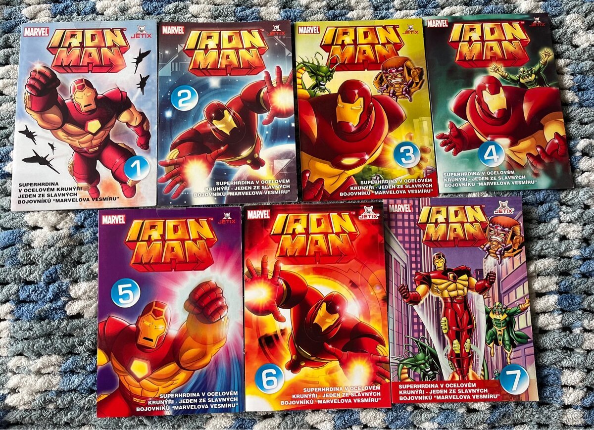 DVD - Iron Man - Král Dinosaurů - atd.