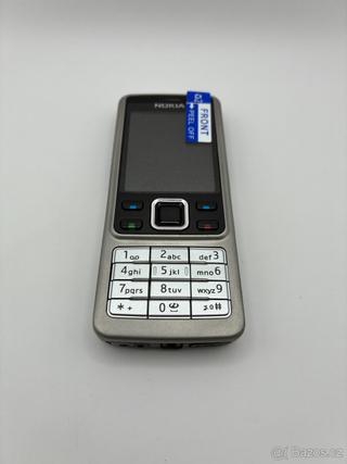 Nokia 6300 Silver – klasický kovový telefon / funkční