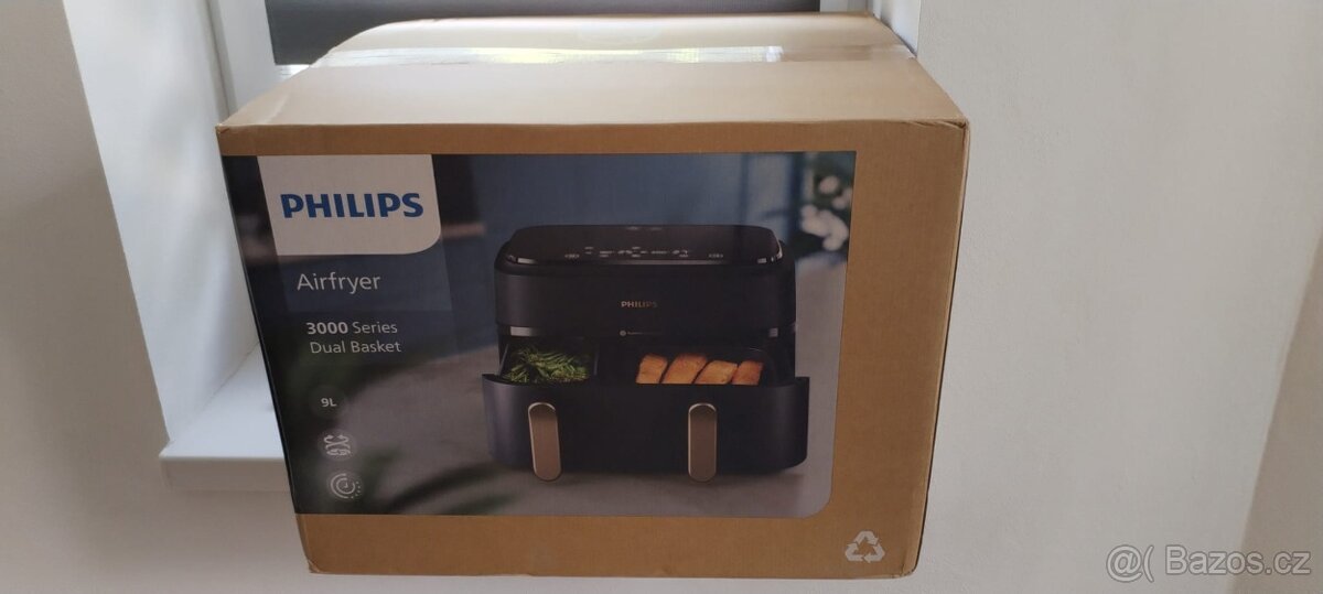 Philips 3000 Series Airfryer Dual basket 9l