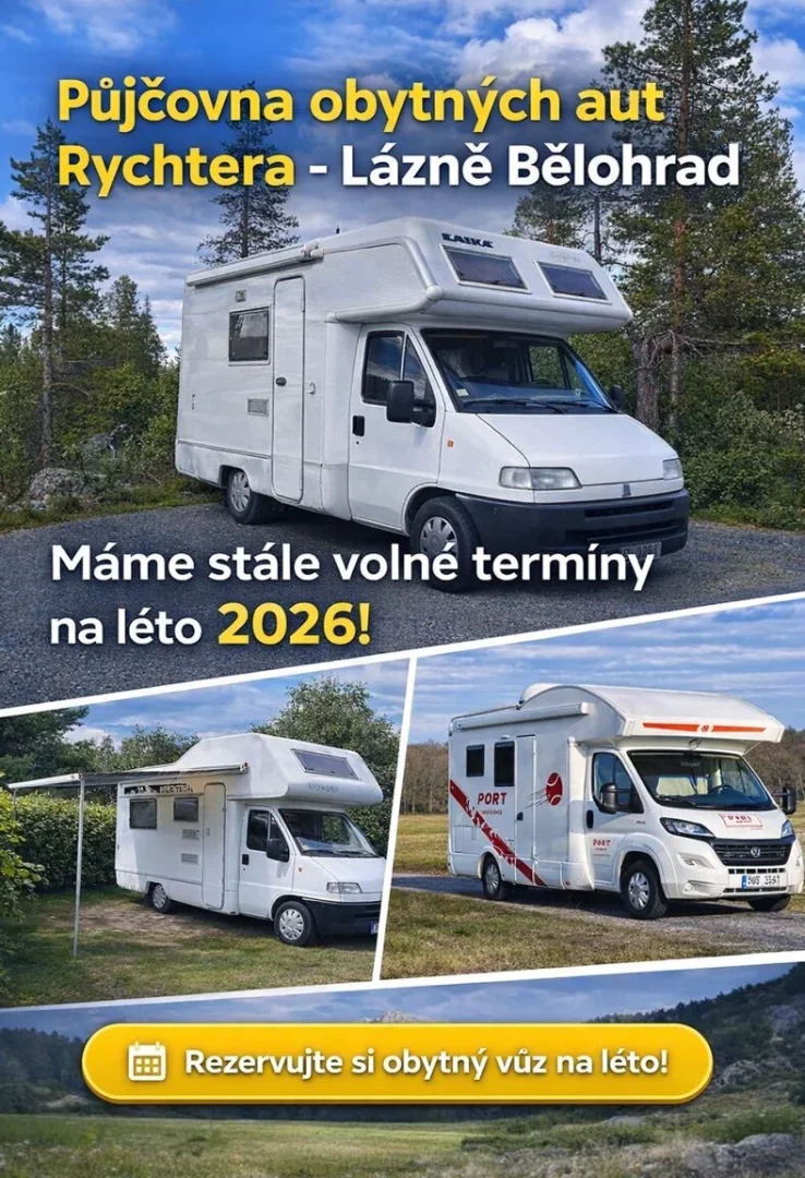 Pronájem klimatizovaných obytných vozů a obytných karavanů